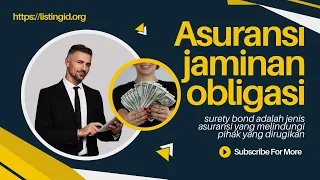 Asuransi jaminan obligasi surety bond